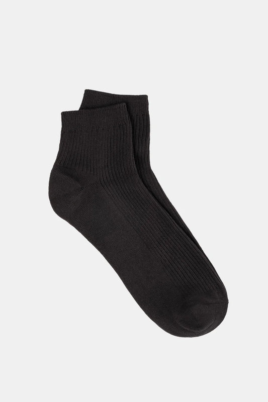 RIBBED ANKLE SOCKS