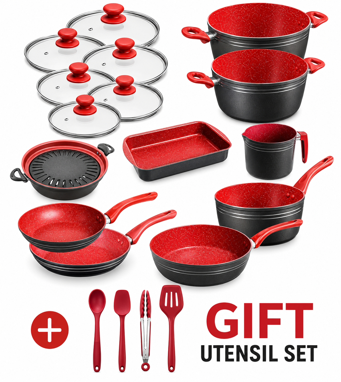 TAKE 15, PAY 9 – 15-Piece Cookware Set